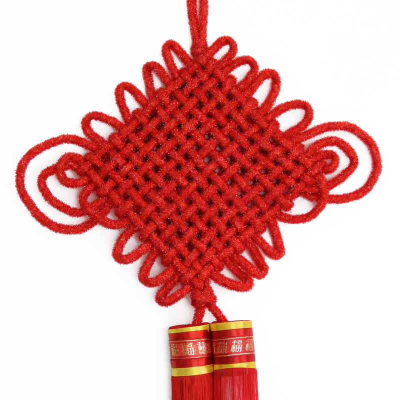 挂件 绒布 中国风家居酒店装饰品特色商务会议礼品 12盘中国结(毛线)