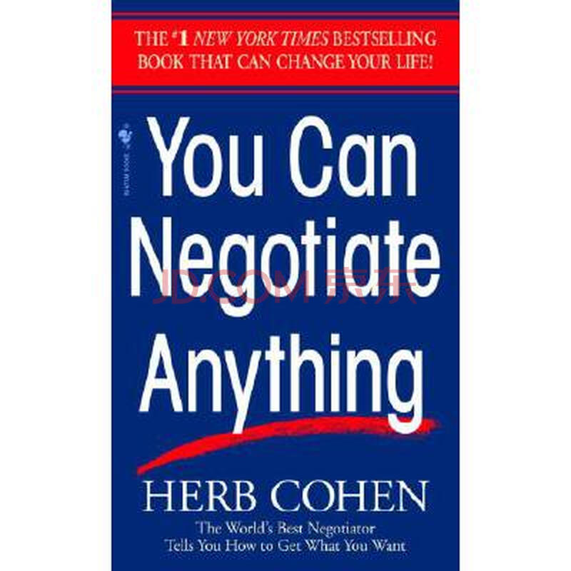 you can negotiate anything