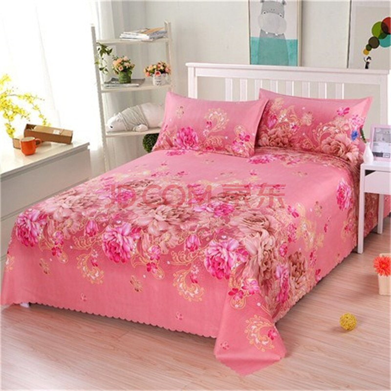 5米单件磨毛被单 富贵吉祥 加厚床单200x230厘米高质量