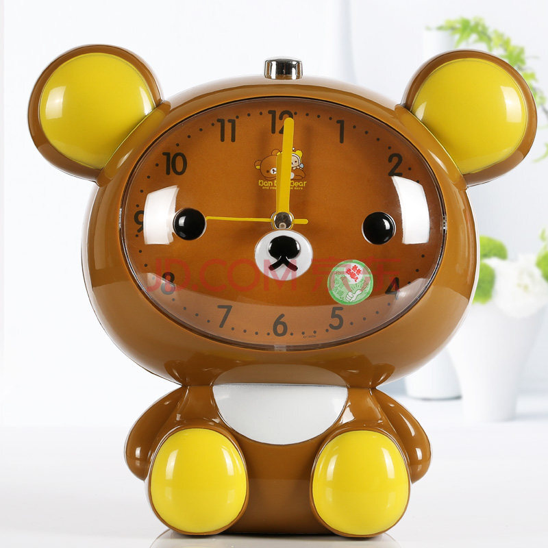 儿童闹钟卡通会说话创意学生用可爱个性懒人专用夜灯静音床头男孩