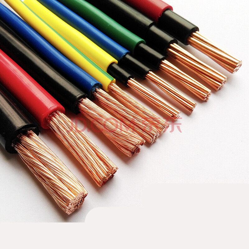 玉蝶铜芯线 双塑/bvr10 16 25 35 50 70平方软硬线铜芯电线电缆线 bv