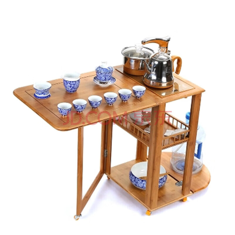 茶车竹制茶车移动茶台家用客厅现代多功能中式茶水架茶几柜泡茶车
