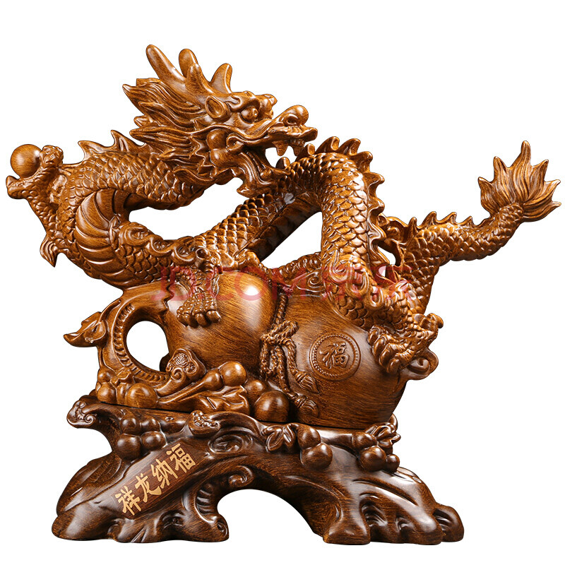 龙的工艺品摆件龙摆件生肖龙摆件大号办公室老板桌装饰龙凤呈祥工艺品