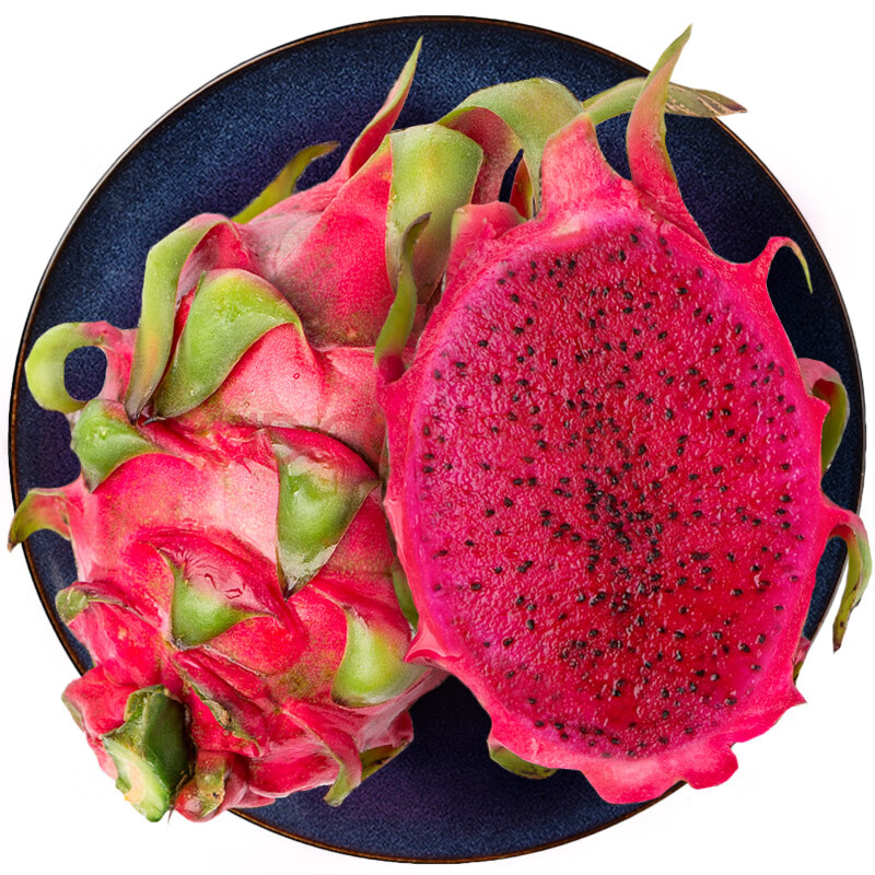 越南进口红心火龙果 红肉中果 8个装 单果约300-350g 自营新鲜水果