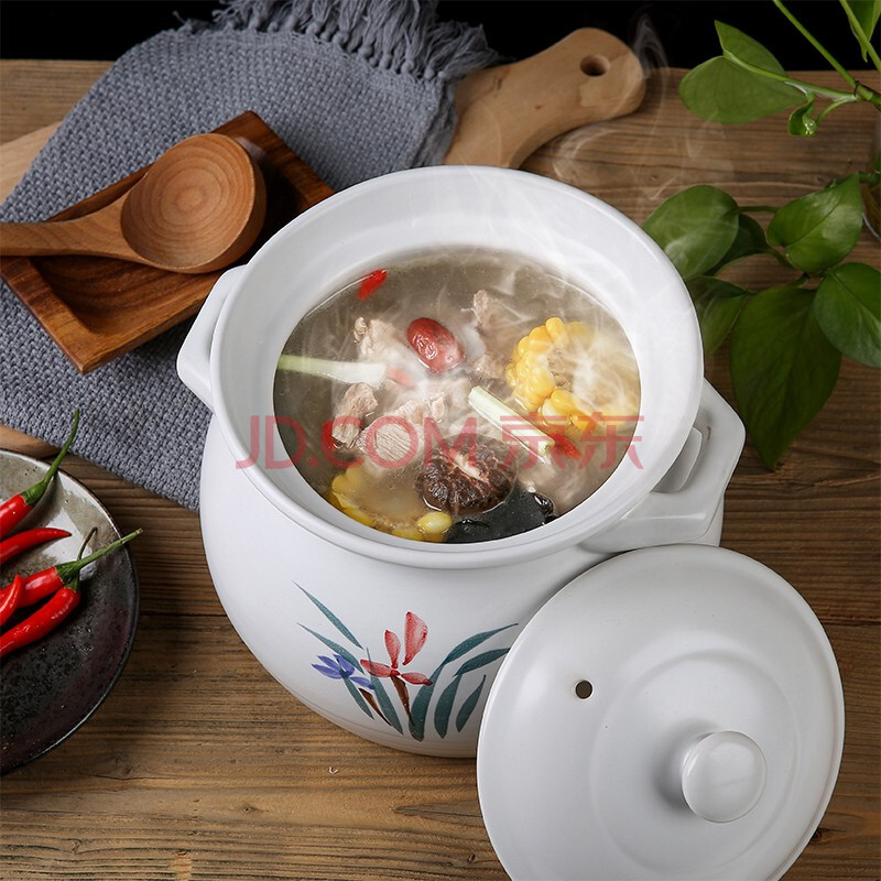 曼达尼(mandani)砂锅炖锅耐高温瓦罐汤煲陶瓷小号沙锅煲汤锅家用明火