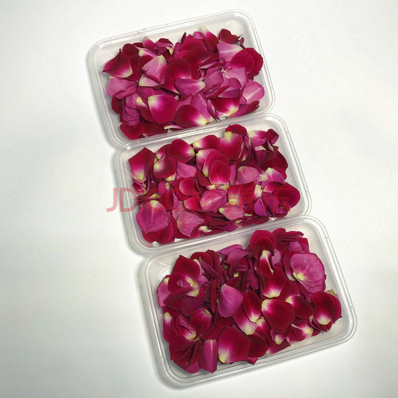 新鲜可食用小玫瑰花瓣 月季花酒店西餐摆盘蛋糕装饰鲜花草 1盒