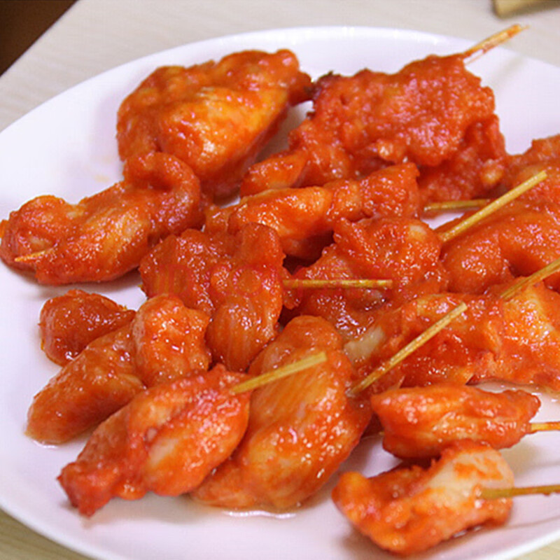 迷你小肉串 迷你鸡肉串迷你牙签肉牙签串 油炸小吃半成品小串串香2斤