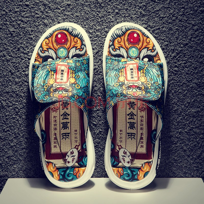 箭齿兽潮牌凉拖鞋男2020夏新款男鞋国潮男士凉鞋运动凉拖室内室外外穿