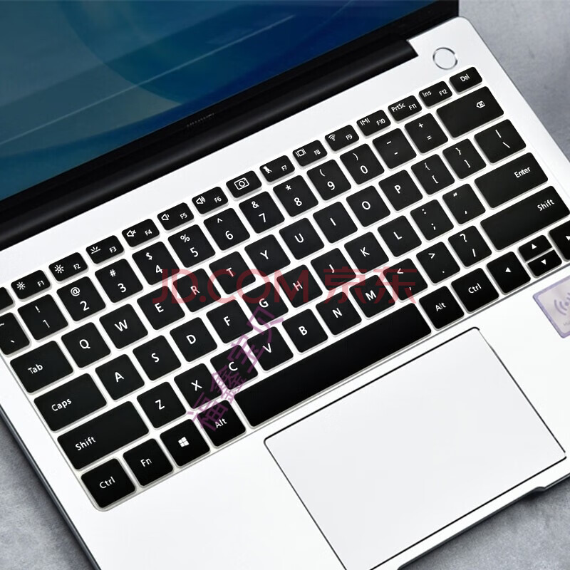 适用华为荣耀magicbook14键盘膜2020/19款笔记本配件 半透黑 华为mate