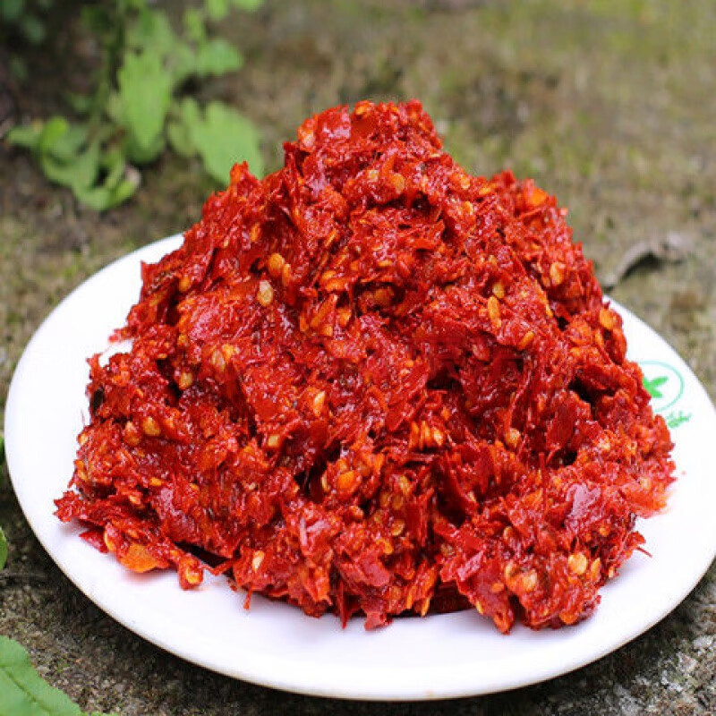 1斤贵州糍粑辣椒特辣现做新鲜粑粑辣椒现舂辣子鸡火锅料 贵州糍粑辣椒