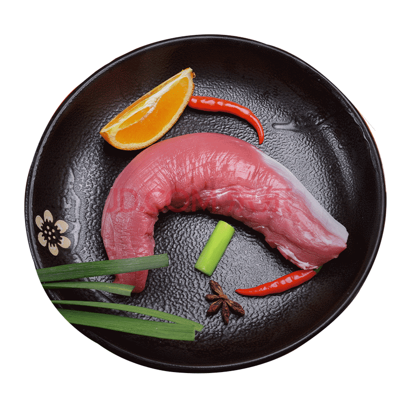 庄园黑猪腰柳肉500g 藏香猪血统正宗土猪肉生鲜瘦肉