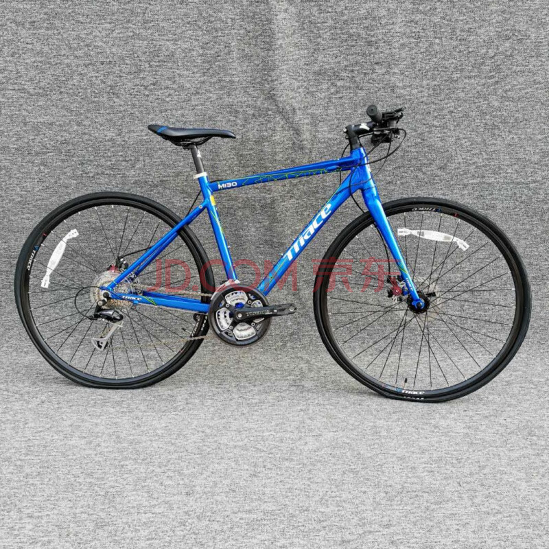 黑鸟(blackbird)27速碟刹直把公路车 铝合金直把triace 蓝色 (尺寸