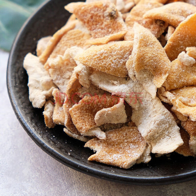 500g橙皮桔皮蜜饯果干咸陈皮干泡茶广东特产怀旧零食100g 陈皮片500g