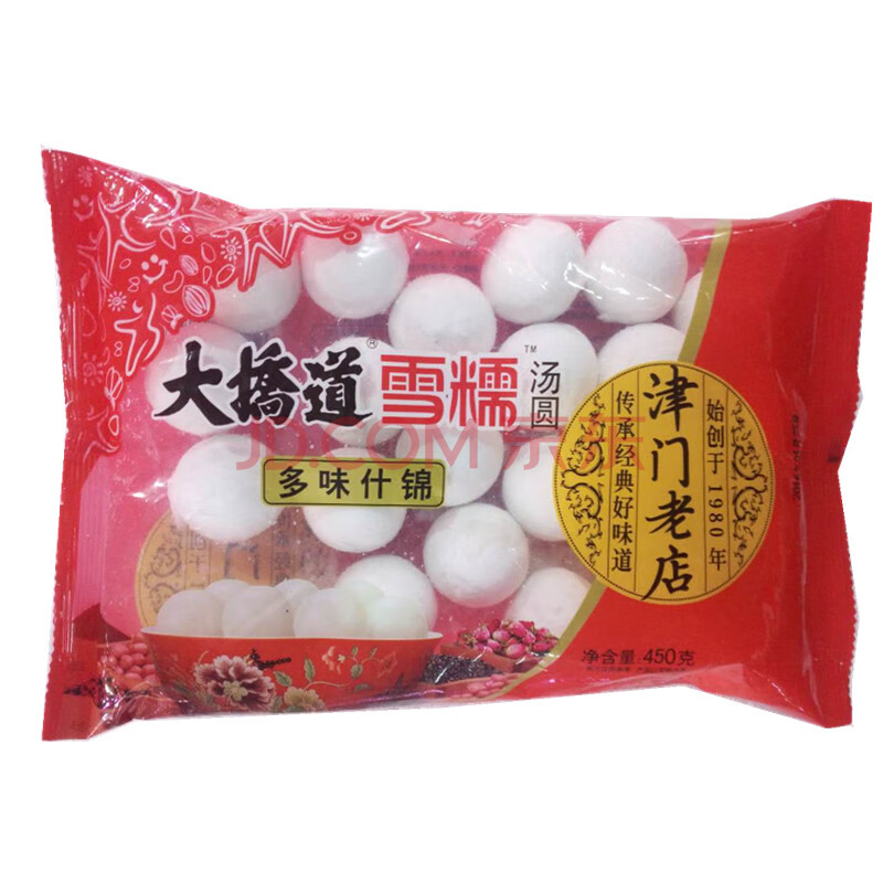 大桥道雪糯汤圆(多味什锦)450g/袋