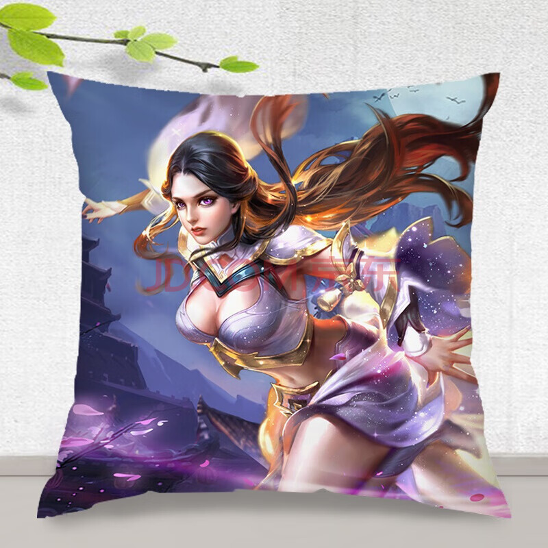 适用于 王者抱枕游戏周边李白诸葛亮貂蝉定制等身卡通动漫靠枕头 露娜