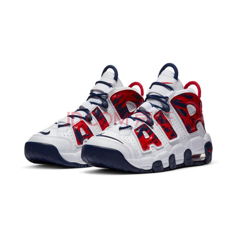 耐克nike air more uptempo 皮蓬大air蛇皮纹篮球鞋 女鞋cz7885