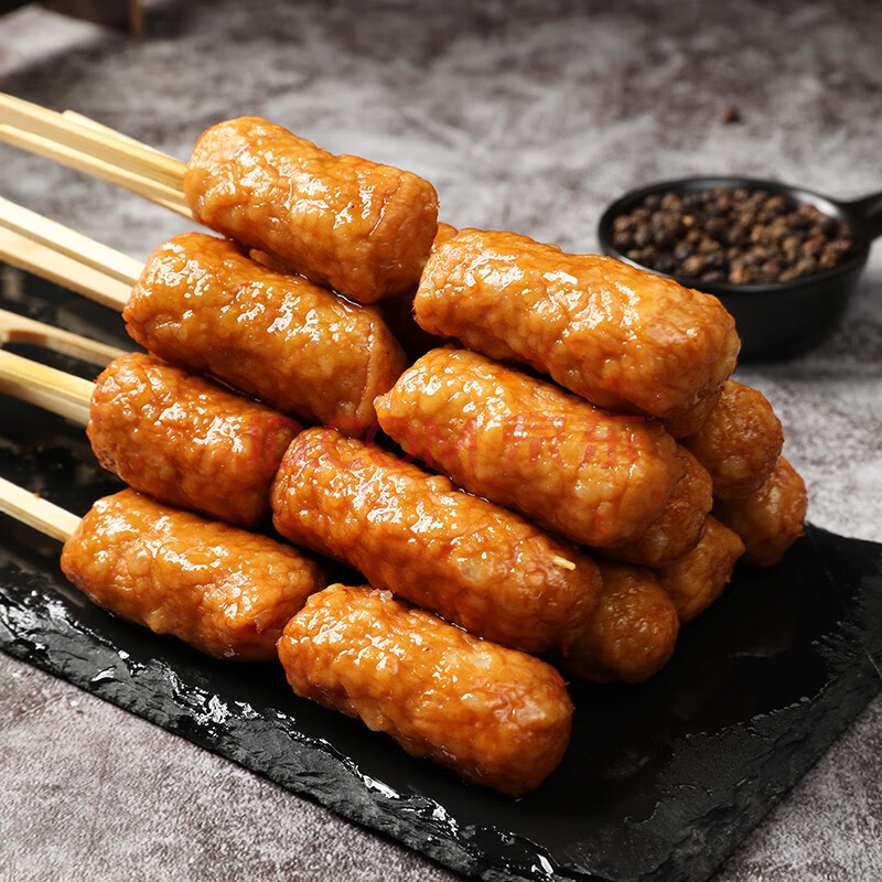 串串商用711麻辣烫速食火锅丸子鱼丸鱼子福袋鱼籽 甜不辣300g/10串