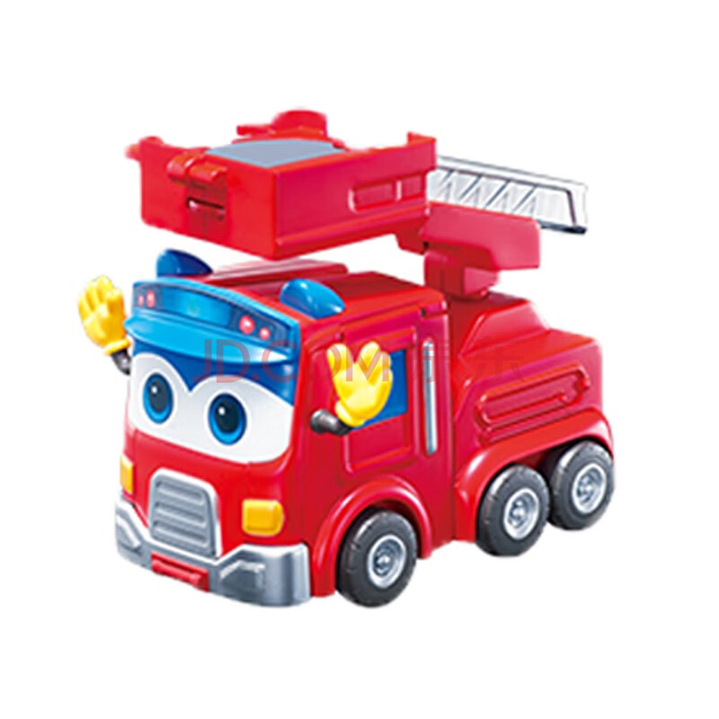 猪猪侠gg·bond 儿童玩具百变校巴歌德场景赛道系列消防车变形汽车