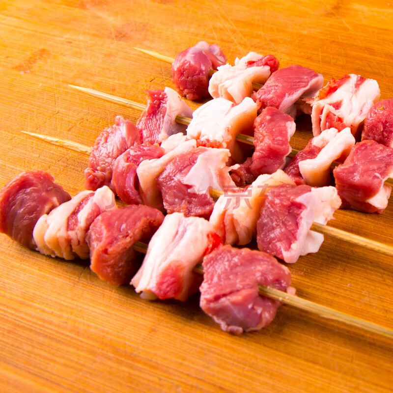 谷开元 宁夏盐池滩羊肉 京东生鲜 手工羊肉串 羊后腿肉 新鲜 烧烤食材