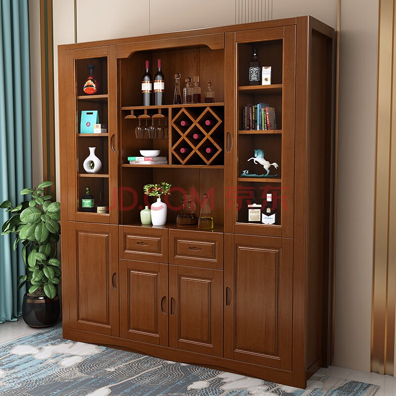 宇翔嘉瑞 酒柜 实木靠墙酒柜餐边柜1.