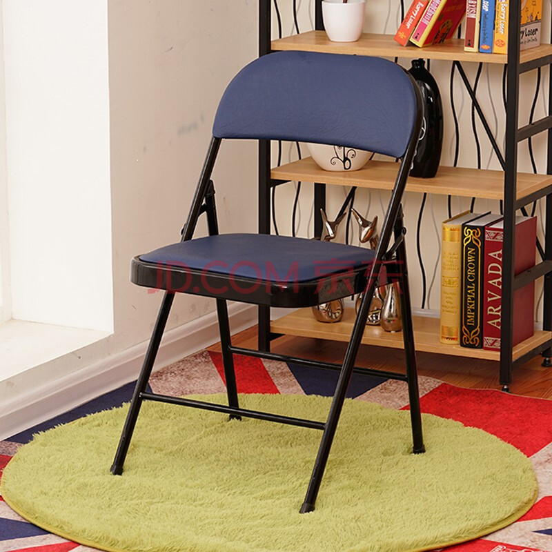 折叠椅家用椅子电脑椅办公椅宿舍寝室折叠椅子简易凳子靠背椅卧室阳台