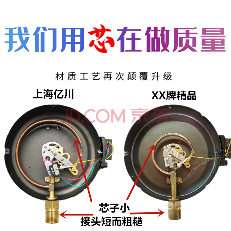 上海亿川ytz150电阻远传压力表恒压供水变频器远程压力传感表 耐震