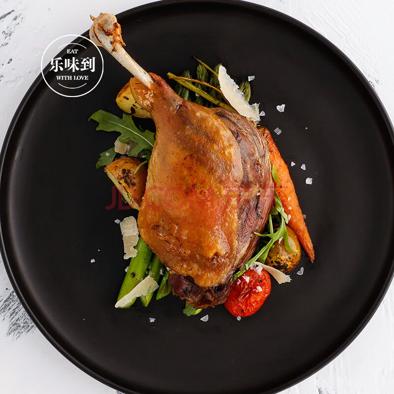 乐味到 法国露杰rougie 法式油封鸭腿300g*2 单只装鸭边腿冷冻即食法