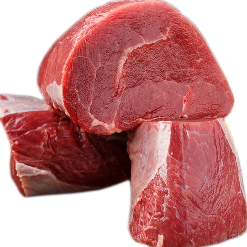 鲜见欢 国产原切牛里脊肉谷饲新鲜牛柳肉块500g/袋