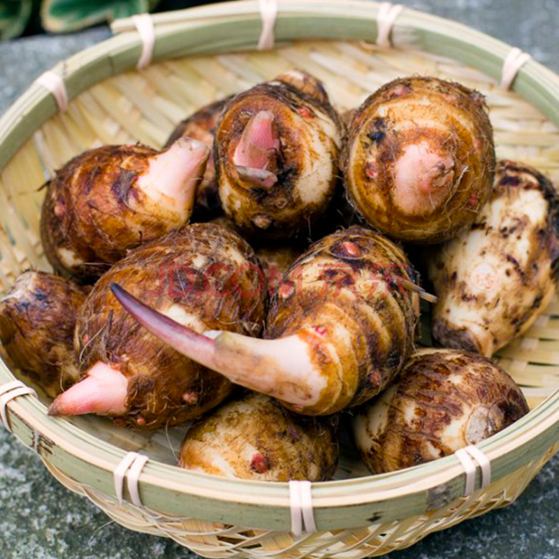 现挖新鲜红芽芋香芋红头红梗毛芋头小香芋艿芋红嘴芋3/5斤 3斤装