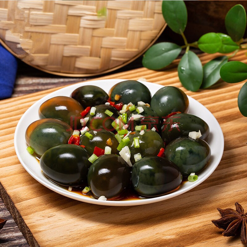 鹌鹑蛋松花皮蛋无铅松花鹌鹑皮蛋小皮蛋d 24枚鹌鹑蛋