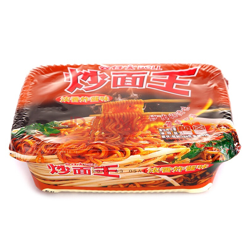 公仔炒面王(浓香炸酱味)104g/盒