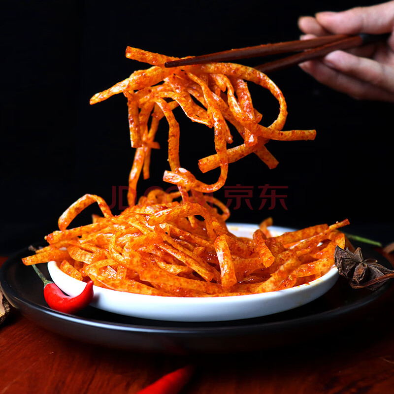 麻辣零食湖南产地货源平风儿时怀旧辣片辣条 麻辣丝42g
