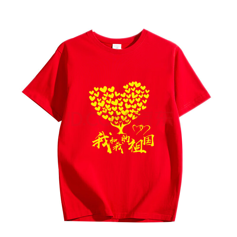 国庆爱国t恤我爱中国大合唱我和我的祖国演出服文化衫 t 我和我的祖国