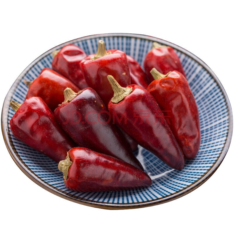 四川特产子弹头干辣椒 中辣超香小红灯笼椒 500g