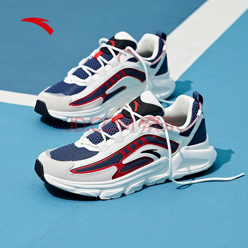 安踏飞天男鞋跑步鞋2020秋冬新款网面透气跑鞋休闲潮流复古运动鞋官方