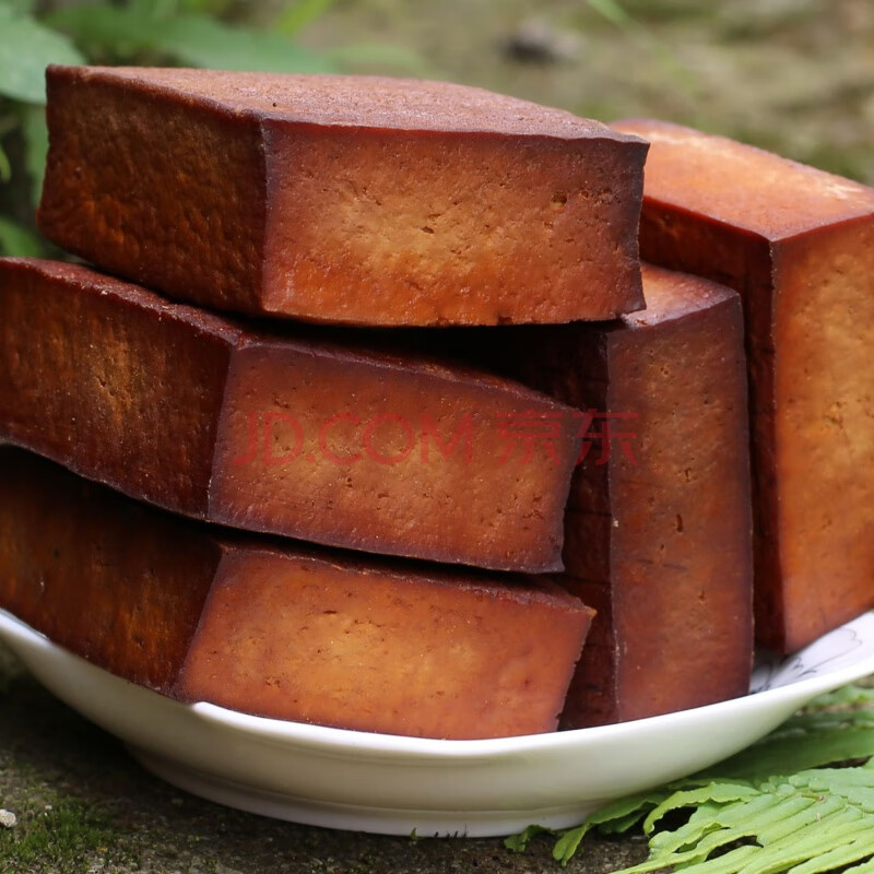 1斤装贵州特产小吃柴火烟熏豆腐干豆腐农家制作香干可卤可炒2块装