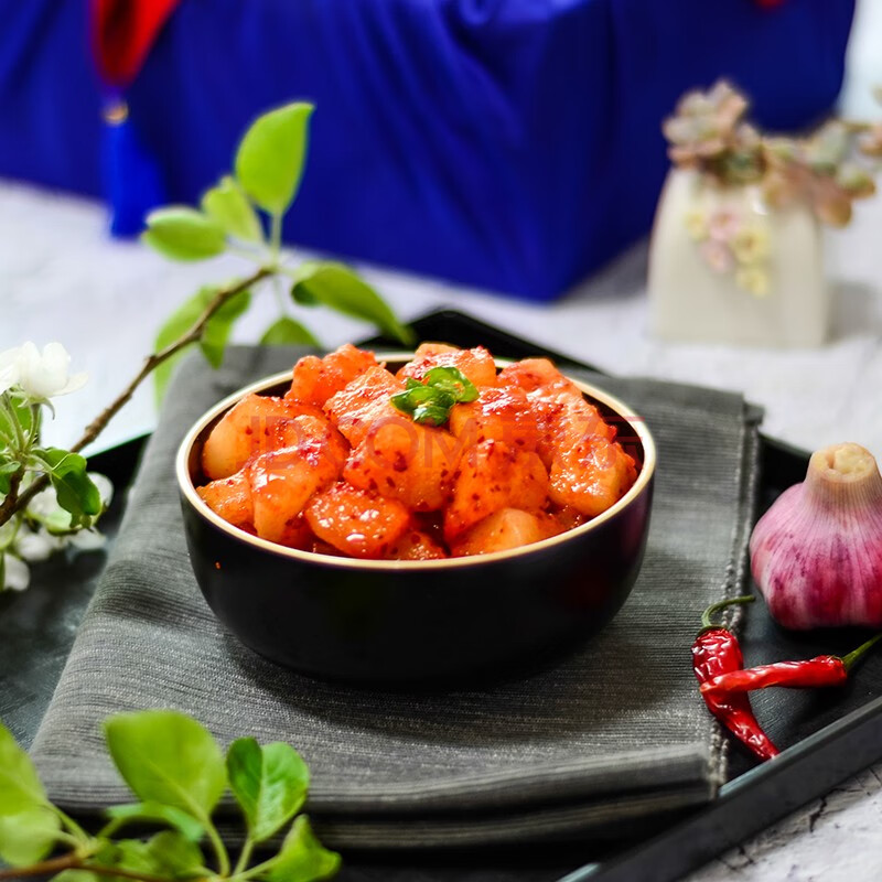 农一泡菜 韩国泡菜萝卜块 韩式小菜咸菜 下饭菜 萝卜块400g