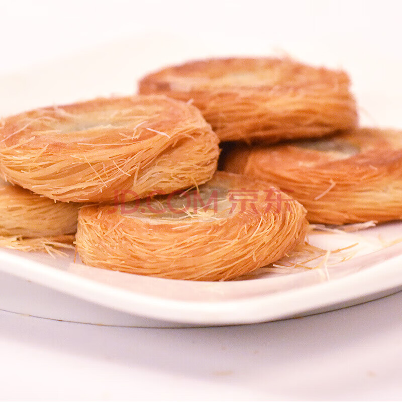 5折 300g丝饼千丝饼手工酒店点心半成品冷冻油炸银丝饼拉丝饼盘丝饼