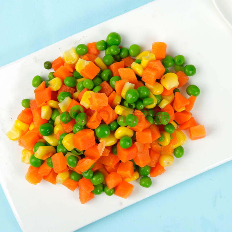 欧式杂菜 速冻什锦三色冷冻青豆胡萝卜玉米粒炒饭轻食混合沙拉蔬菜