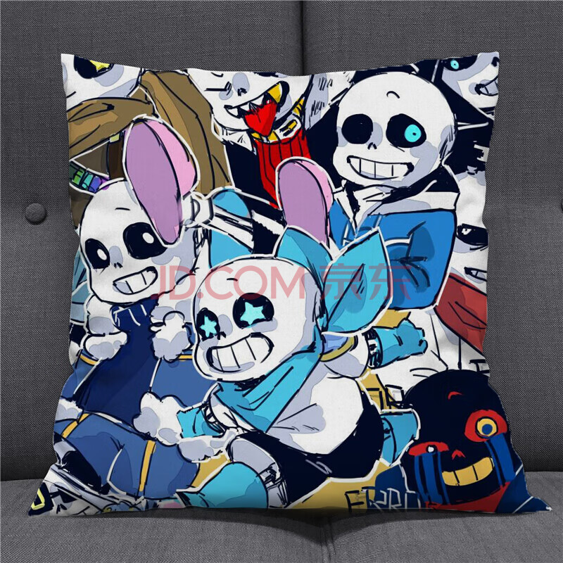 【精选好礼】undertale传说之下sans周边抱枕沙发坐垫靠垫chara frisk