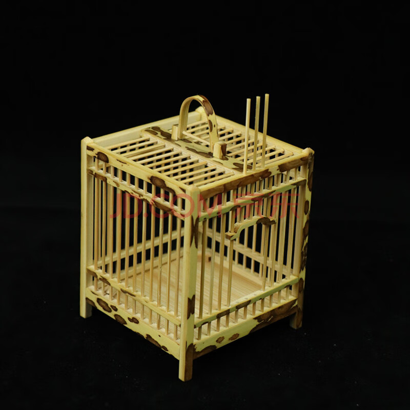 班奇盾 手工制作梅妃竹蝈蝈笼竹制蛐蛐笼小罐子可拆鸣虫盒子透明打磨