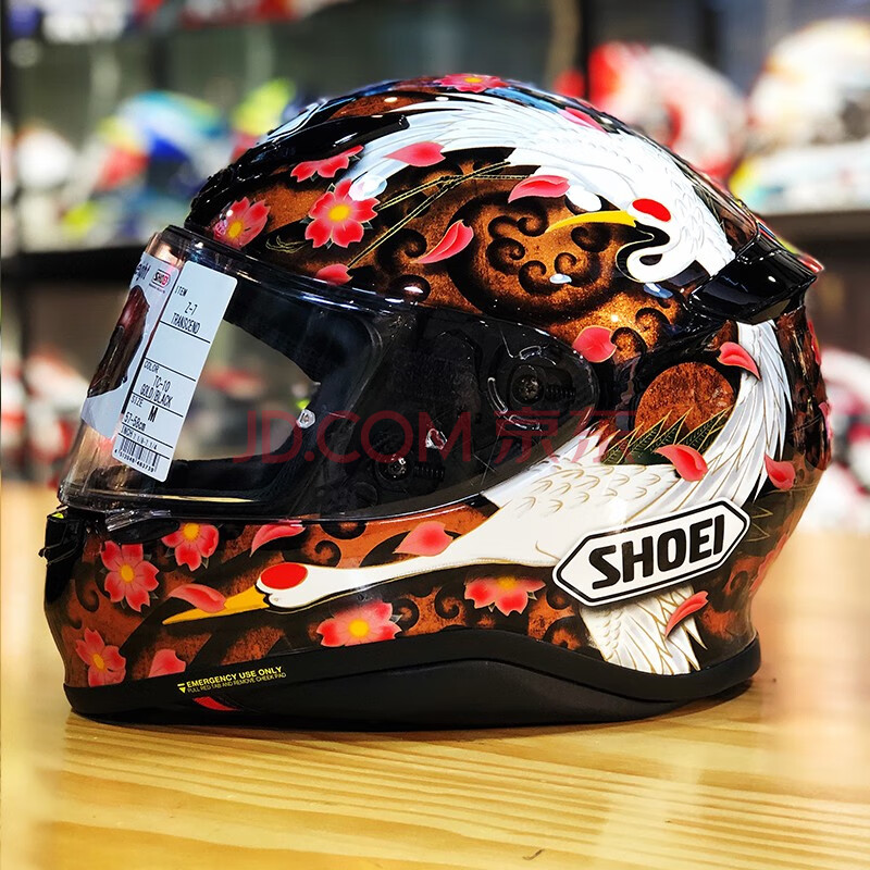 日本原装进口shoei z7头盔机车赛道全盔电源 摩托车头盔男女四季防雾