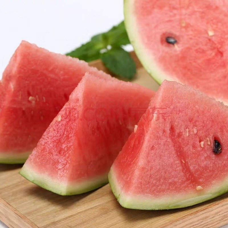 【新店开业】润家福 海南当季麒麟西瓜新鲜水果京东生鲜 单果3-4kg