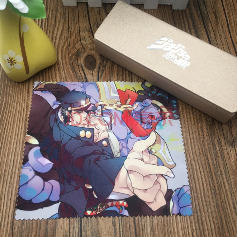 【精选优品】jojo的奇妙冒险黄金之风星尘斗士动漫周边空条承太眼镜盒