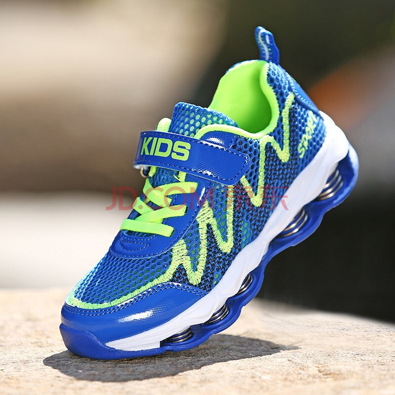 快乐功夫熊 儿童运动鞋秋季新款男童网面休闲鞋男孩透气学生跑步鞋