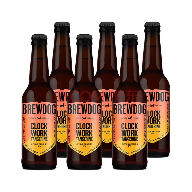 酿酒狗啤酒 英国进口精酿狗啤酒 brewdog 酿酒狗发条橘子啤酒6瓶