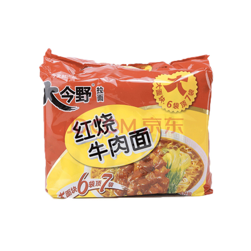 【速食】今麦郎大今野五入红烧牛肉面 114g*5