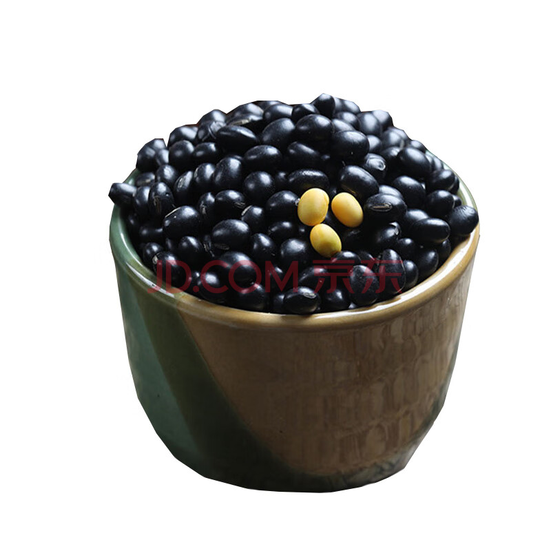 东北黄仁黄心黑豆2斤 农家自产五谷杂粮豆子豆浆新黑小豆醋泡芯