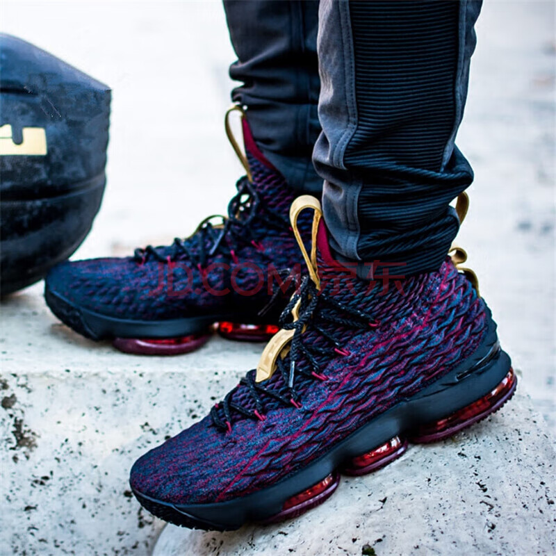 耐克nike男鞋春季新款lebron 15 lbj15詹姆斯战靴气垫篮球鞋 897649