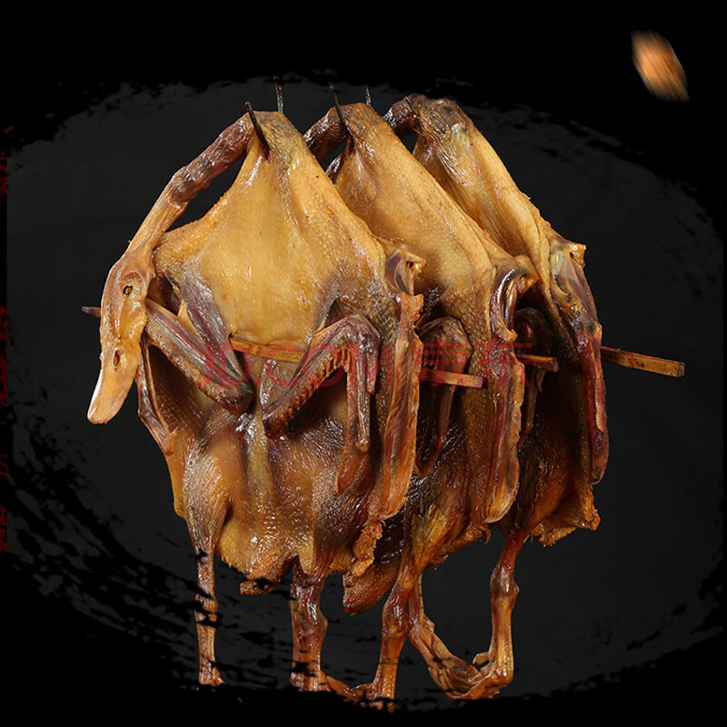 福建三明正宗沙县特产郑湖板鸭五香板鸭竹炭农家番鸭腊鸭零食 原味大